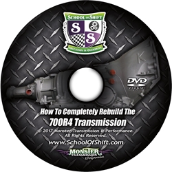 Complete 700R4 Transmission Rebuild DVD 